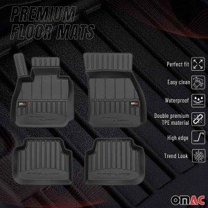MINI CLUBMAN F54 Floor Mat - Omac - Proline Premium TPE - Black - '15-'24